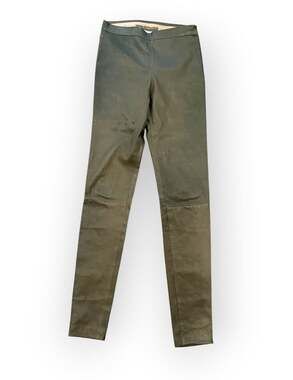 Ibana Holston Genuine Leather Pants Sz 36 (US 0) Green